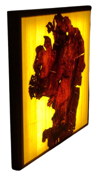 Olivenholz Wandbild beleuchtet 66x66 cm Art.Nr. G04