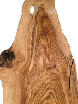 Riesige 265 cm Olivenholz Bohle - Uralt und wunderschön - 1213