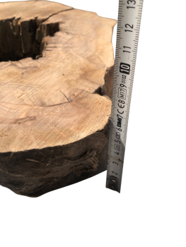 Set aus 3 urigen Olivenbaum-Baumscheiben mit Loch – Ideal für Epoxidharz-Projekte & kreative Gestaltung 1230