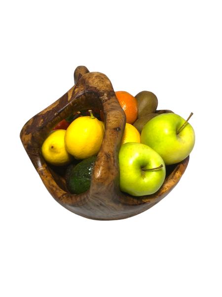 Olivenholz Schale / Olivenholz Korb Art. Nr. 1123