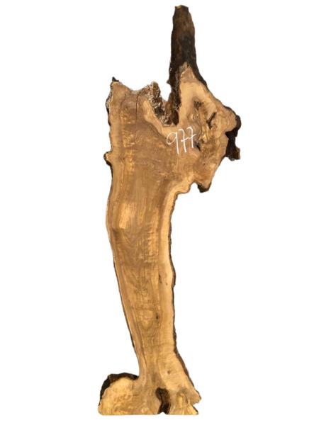 Wunderschönes Olivenholzbrett in sehr ausdrucksstarker, uriger Form – ideal für kreative Projekte und Epoxidharz-Anwendungen.