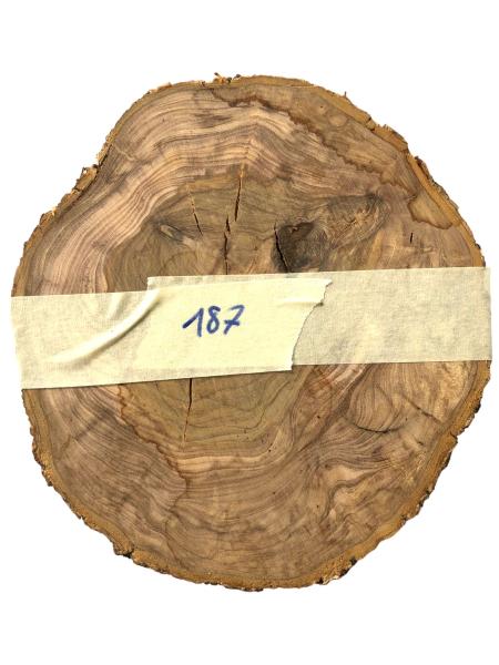 2er Set Olivenholzquerschnitte / Olivenbaumscheiben Art.Nr 187