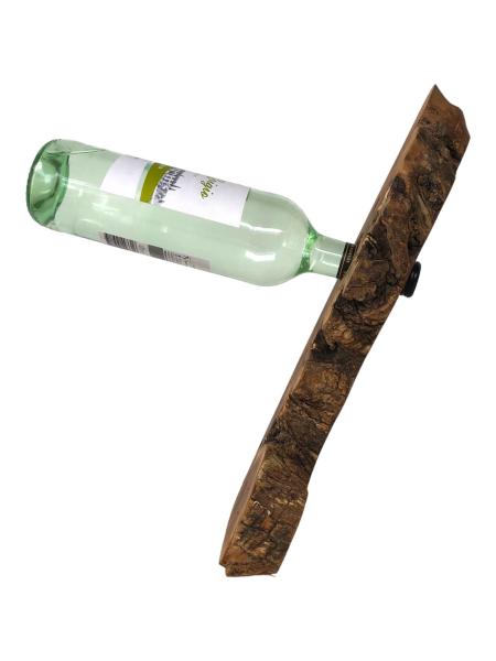 Olivenholz Weinflaschenhalter/schwebende Flasche Art.Nr. W02