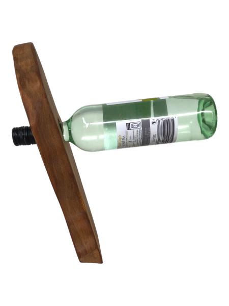 Olivenholz Weinflaschenhalter/schwebende Flasche Art.Nr. W08