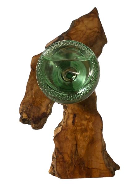 Olivenholz Weinflaschenhalter/schwebende Flasche Art.Nr. W16