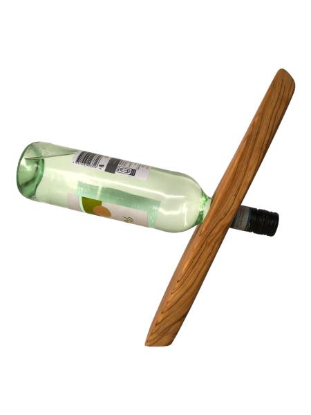 Olivenholz Weinflaschenhalter/schwebende Flasche Art.Nr. W20