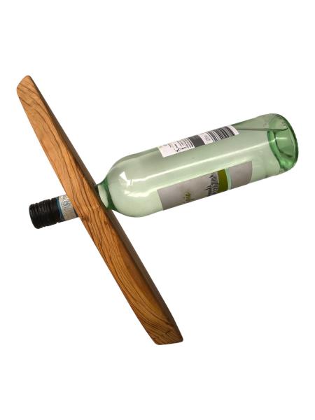 Olivenholz Weinflaschenhalter/schwebende Flasche Art.Nr. W20