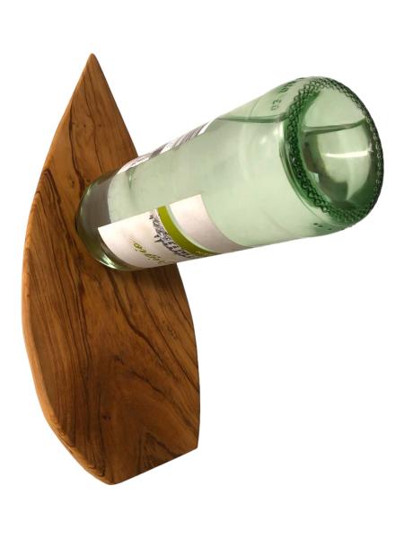 Olivenholz Weinflaschenhalter/schwebende Flasche Art.Nr. W20