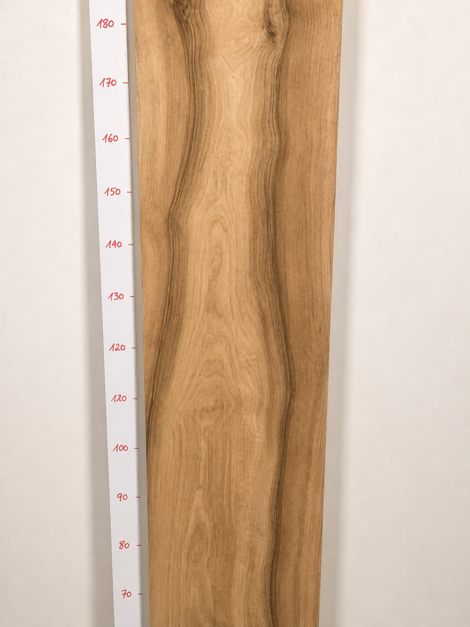 Walnuss Bohle 173,5 cm – Große Nussbaum Bohle gehobelt Rohware 4,1 cm - B466