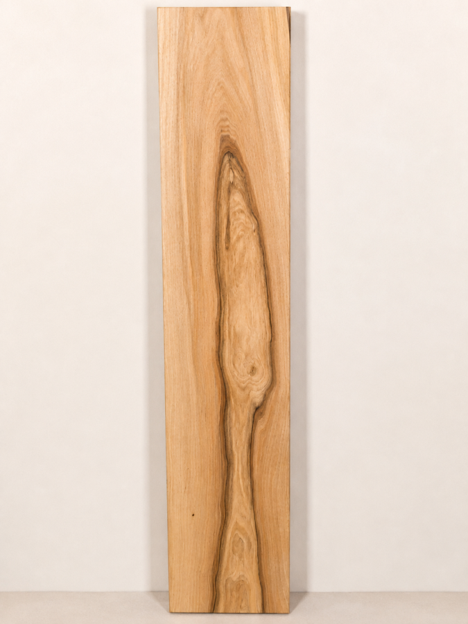 Walnuss Bohle 173,5 cm – Große Nussbaum Bohle gehobelt Rohware 4,1 cm - B466