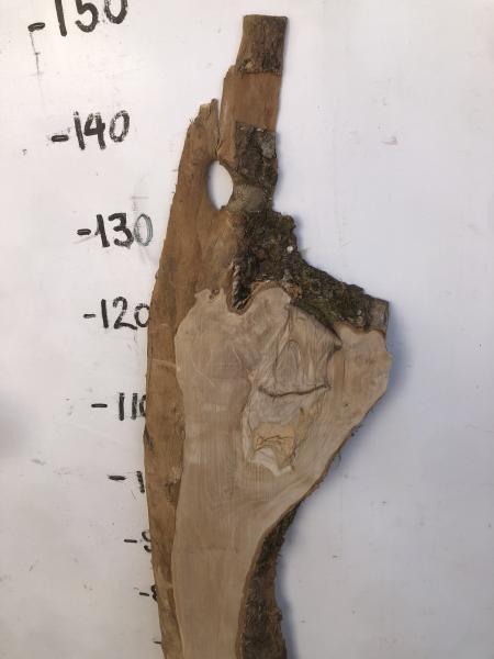Tolles Olivenholzbrett mit natürlicher Spitze – perfekt für kreative Projekte und Epoxidharz-Verarbeitung.