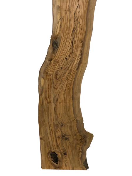 Große, beeindruckende Olivenholz Bohle – ideal für den Bau von Tischen, Theken oder Tresen.