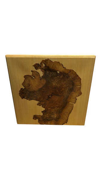 Olivenholz Wandbild beleuchtet 66x66 cm Art.Nr. G04
