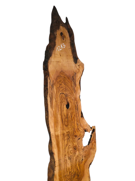 Riesige 265 cm Olivenholz Bohle - Uralt und wunderschön - 1213