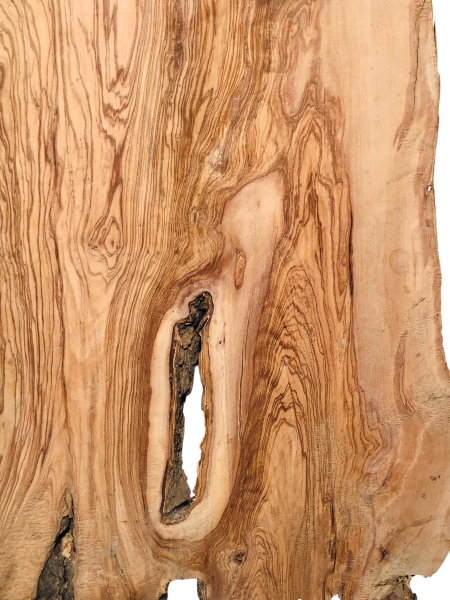 Riesige 265 cm Olivenholz Bohle - Uralt und wunderschön - 1213