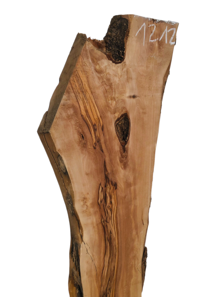 Vielseitige 200 cm Olivenholz Bohle mit 4,7 cm Stärke und hoher Tragfestigkeit 1212