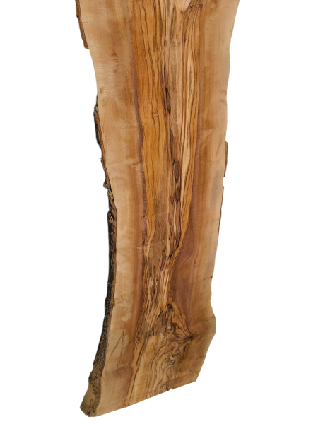 Vielseitige 200 cm Olivenholz Bohle mit 4,7 cm Stärke und hoher Tragfestigkeit 1212