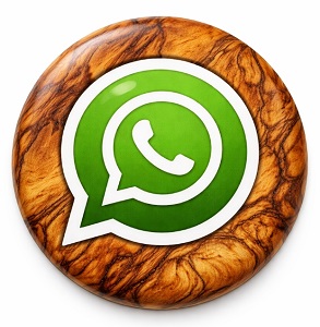 WhatsApp Button Olivenholz – Olivenholzhandel Schaumlöffel Kontakt
