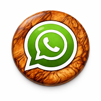 WhatsApp Button Olivenholz – Olivenholzhandel Schaumlöffel Kontakt